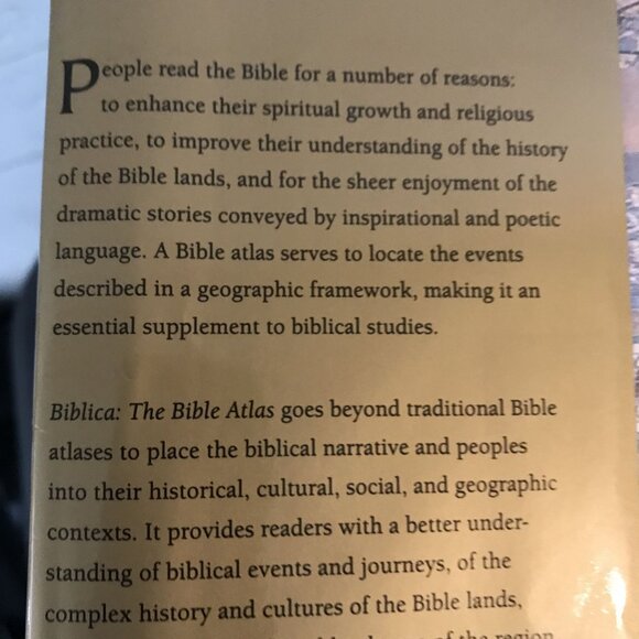 Biblica: The Bible Atlas Book & CD-ROM Coffee Table XL 13 X 11 - Picture 4 of 15